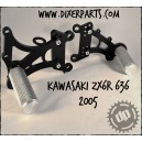 05-08 Kawasaki ZX6R adjustable rearsets