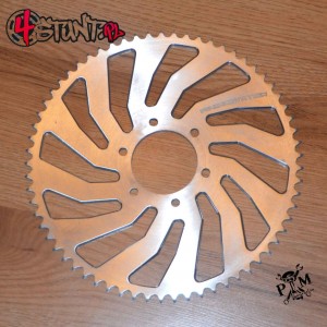 Alu 65T, 520 rear sprocket for Kawasaki 636