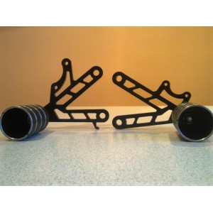 Steel rearsets for 03-04 Kawasaki 636