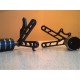 Steel rearsets for 03-04 Kawasaki 636