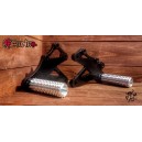 Triumph 675 Street Triple rearsets with pegs